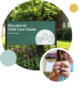 Educational Child Care Center sign